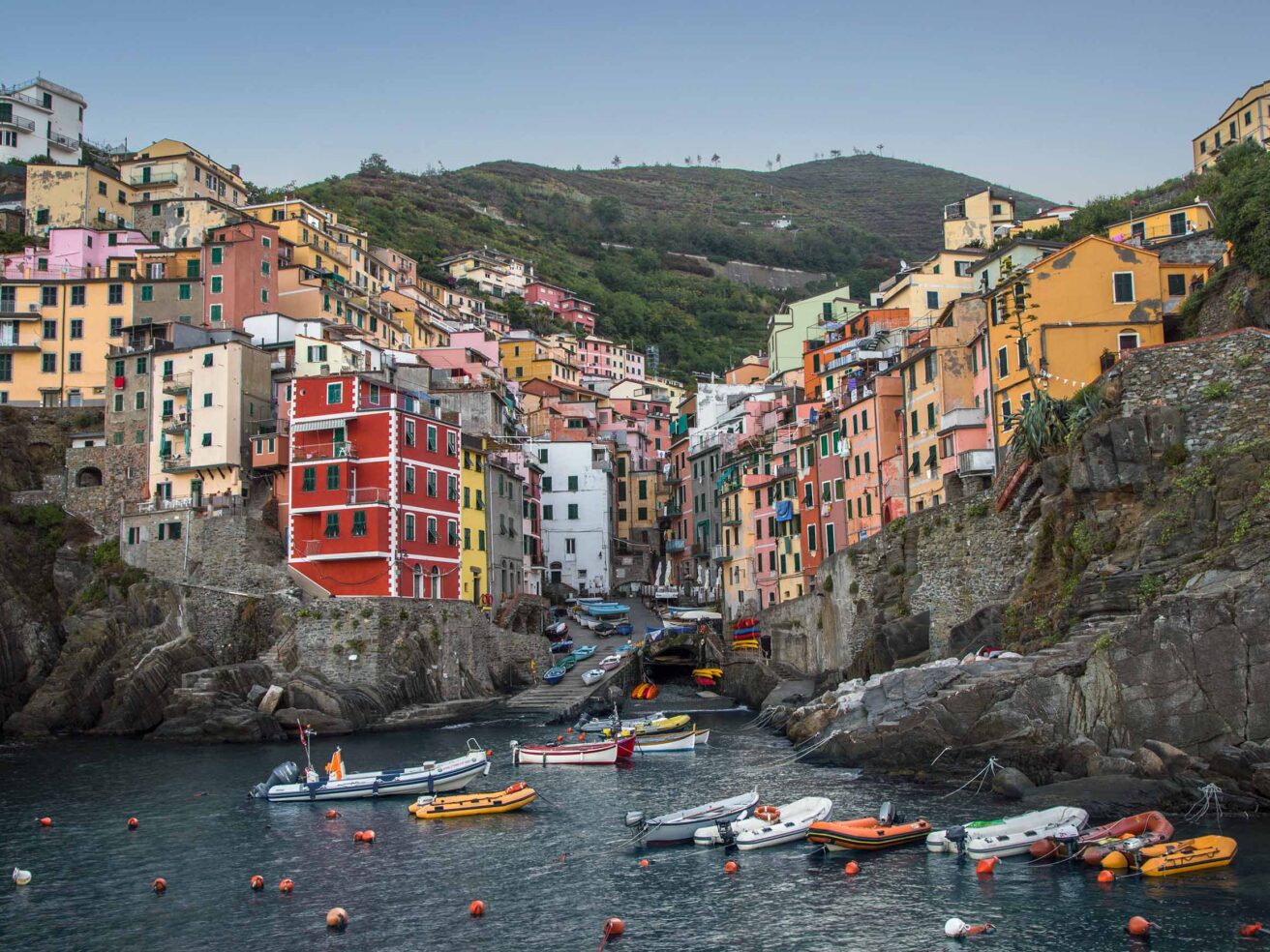 A landscape in Italy.
